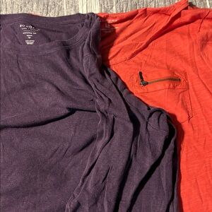 Women’s size 1X Sonoma Purple and Orange T-Shirts